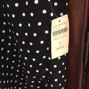 Cowl neck blouse NWT